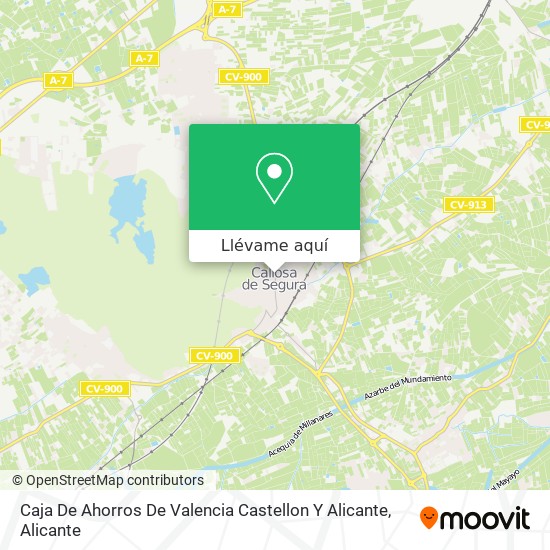 Mapa Caja De Ahorros De Valencia Castellon Y Alicante