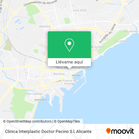 Mapa Clinica Interplastic Doctor Pecino S.l
