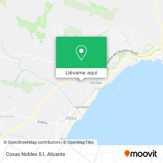 Mapa Cosas Nobles S.l.