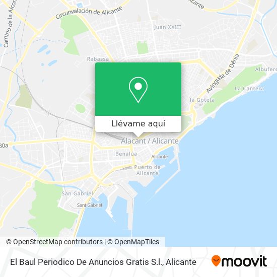 Mapa El Baul Periodico De Anuncios Gratis S.l.