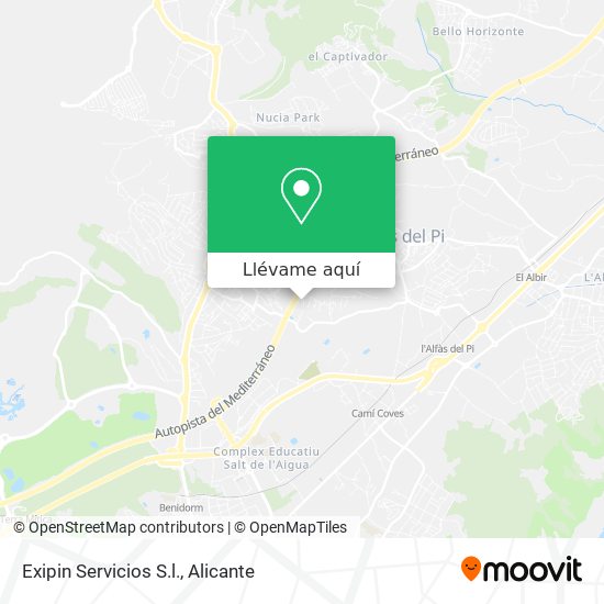 Mapa Exipin Servicios S.l.