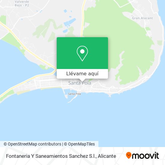 Mapa Fontaneria Y Saneamientos Sanchez S.l.