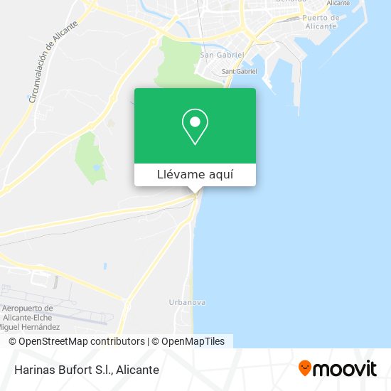 Mapa Harinas Bufort S.l.