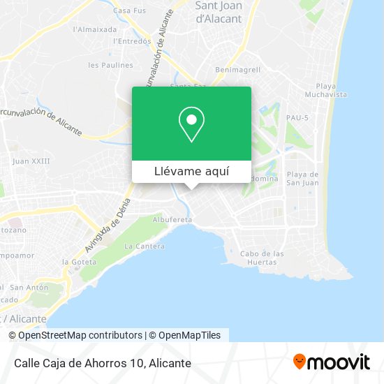 Mapa Calle Caja de Ahorros 10