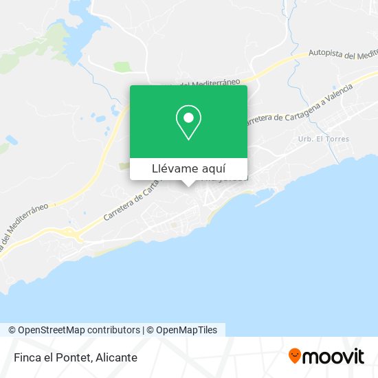 Mapa Finca el Pontet