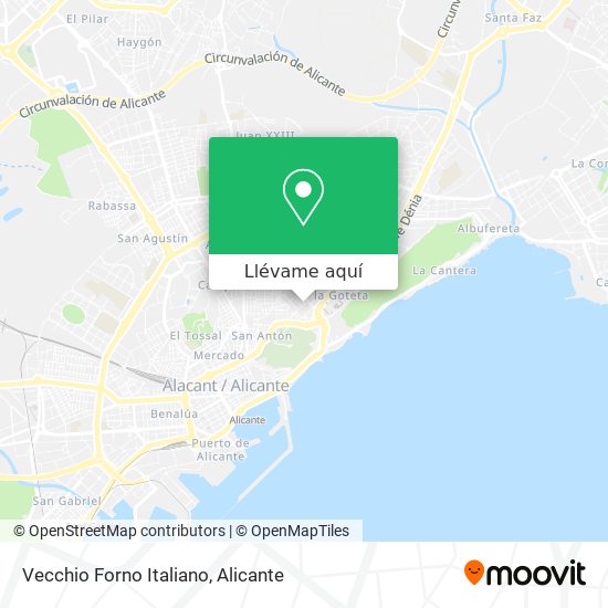 Mapa Vecchio Forno Italiano