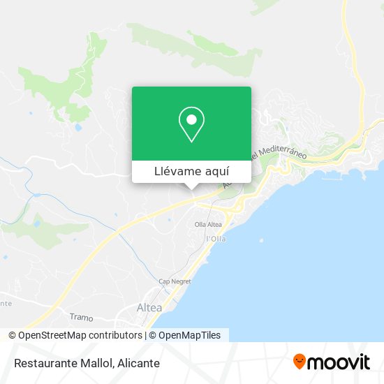 Mapa Restaurante Mallol