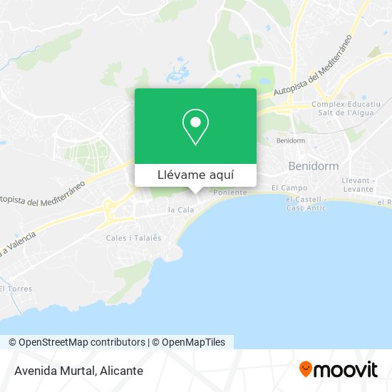 Mapa Avenida Murtal