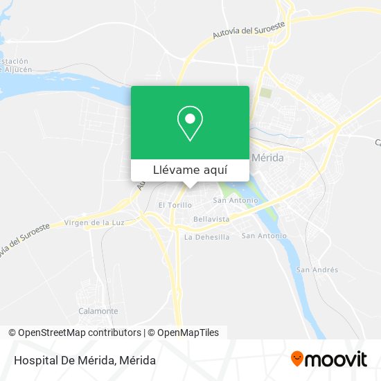 Mapa Hospital De Mérida