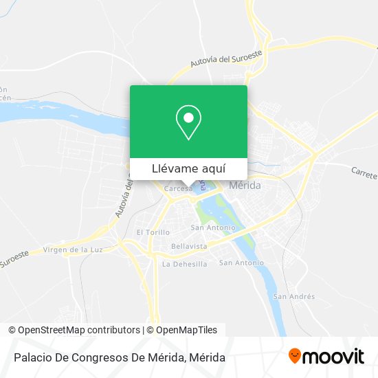 Mapa Palacio De Congresos De Mérida