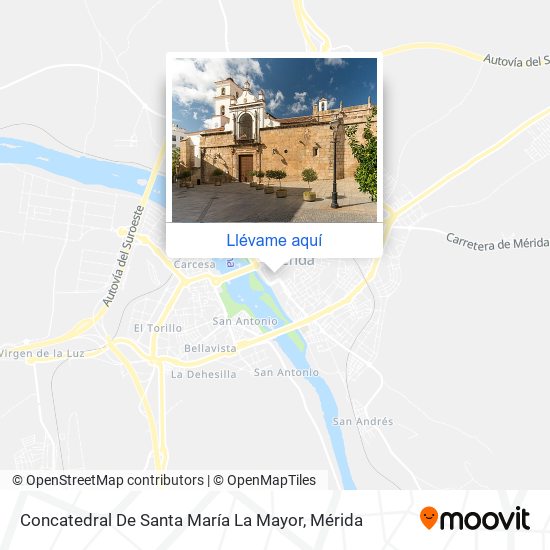 Mapa Concatedral De Santa María La Mayor
