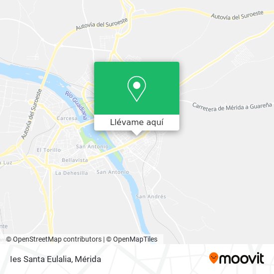 Mapa Ies Santa Eulalia