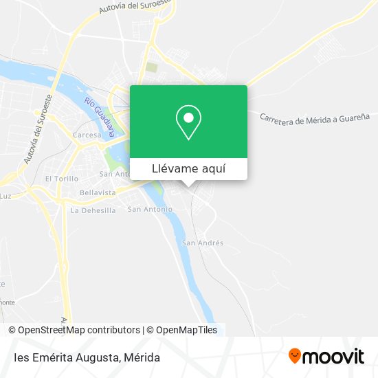 Mapa Ies Emérita Augusta