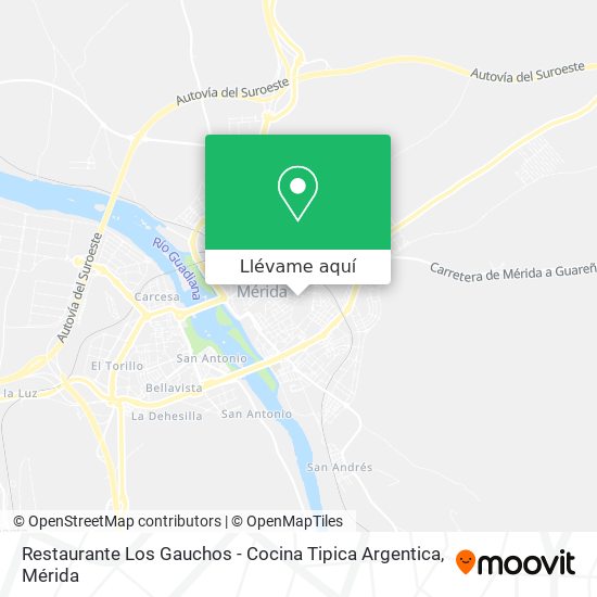 Mapa Restaurante Los Gauchos - Cocina Tipica Argentica