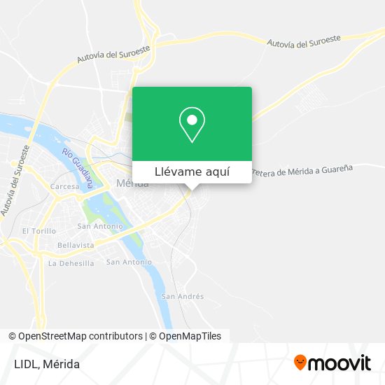 Mapa LIDL