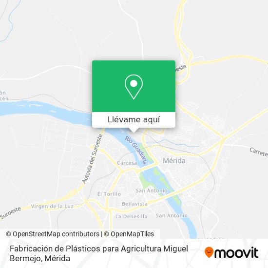 Mapa Fabricación de Plásticos para Agricultura Miguel Bermejo