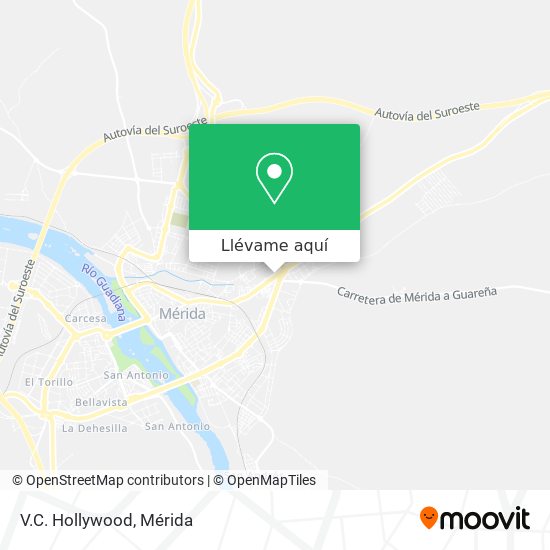 Mapa V.C. Hollywood
