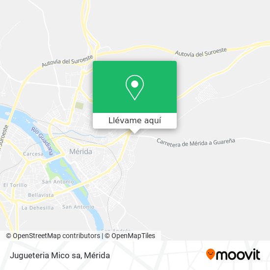 Mapa Jugueteria Mico sa