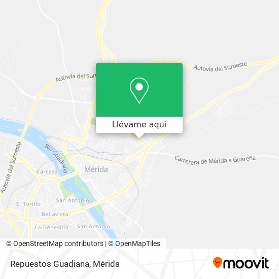 Mapa Repuestos Guadiana