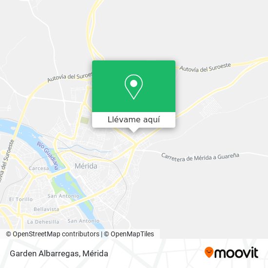 Mapa Garden Albarregas