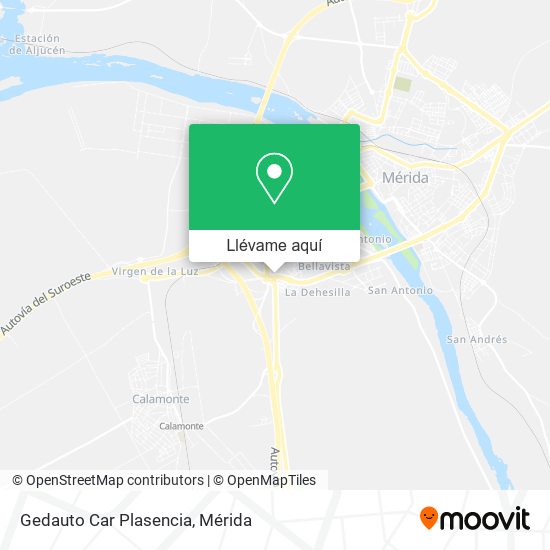 Mapa Gedauto Car Plasencia