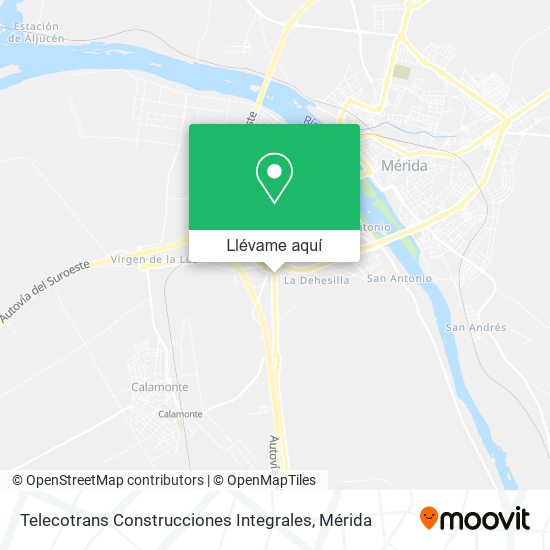 Mapa Telecotrans Construcciones Integrales