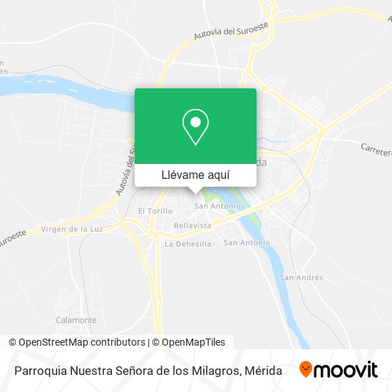 Mapa Parroquia Nuestra Señora de los Milagros