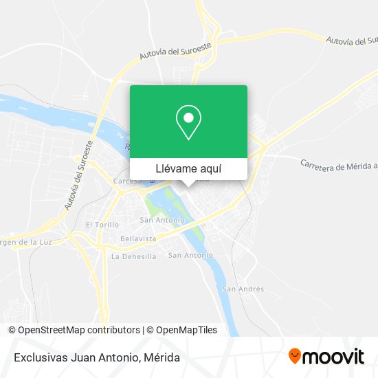 Mapa Exclusivas Juan Antonio