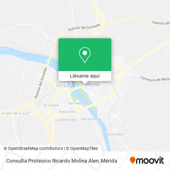 Mapa Consulta Protésico Ricardo Molina Alen