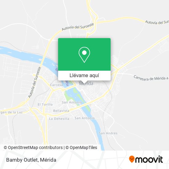 Mapa Bamby Outlet