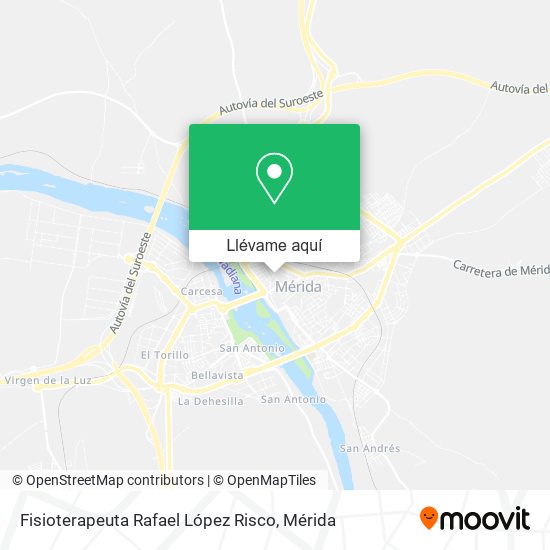 Mapa Fisioterapeuta Rafael López Risco