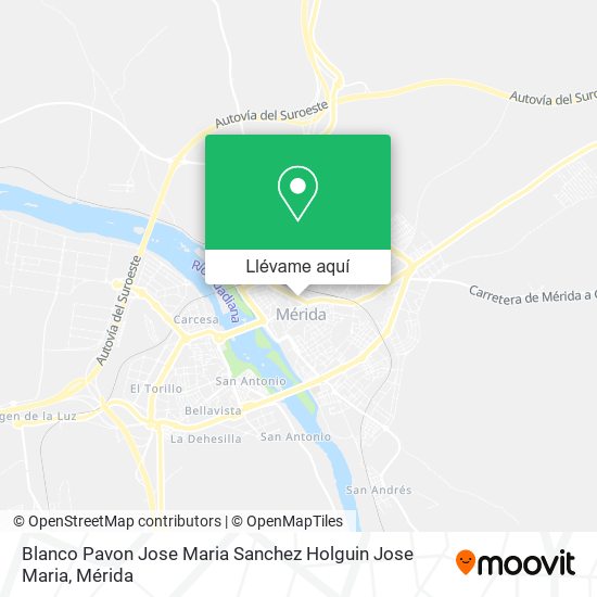 Mapa Blanco Pavon Jose Maria Sanchez Holguin Jose Maria