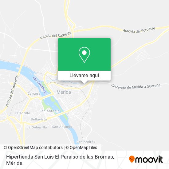 Mapa Hipertienda San Luis El Paraiso de las Bromas