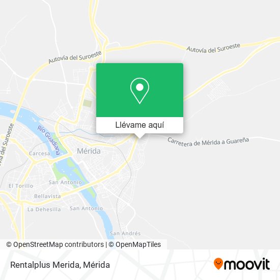 Mapa Rentalplus Merida