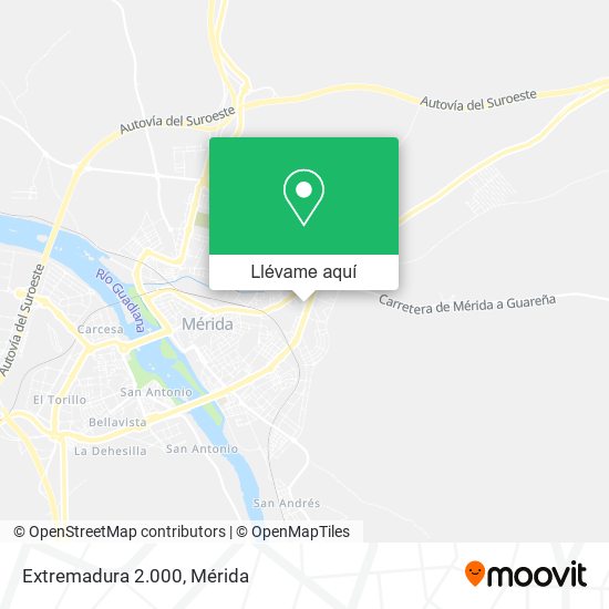 Mapa Extremadura 2.000