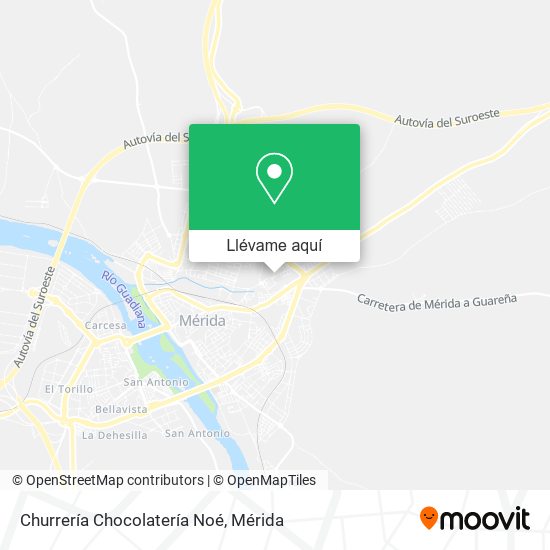 Mapa Churrería Chocolatería Noé