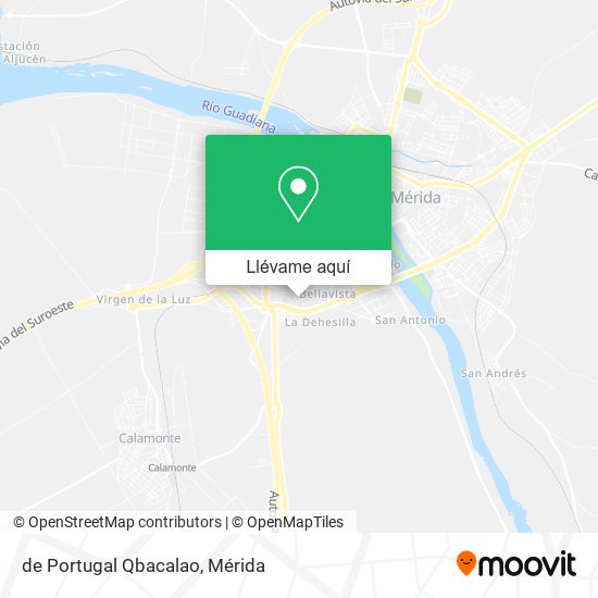 Mapa de Portugal Qbacalao