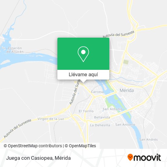 Mapa Juega con Casiopea