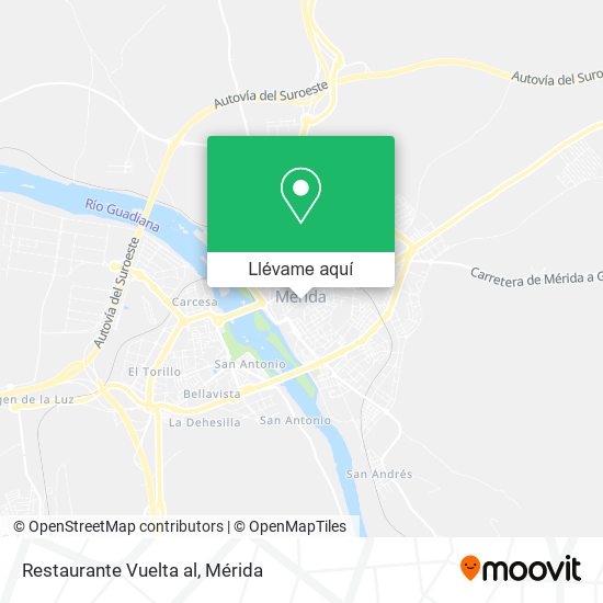 Mapa Restaurante Vuelta al