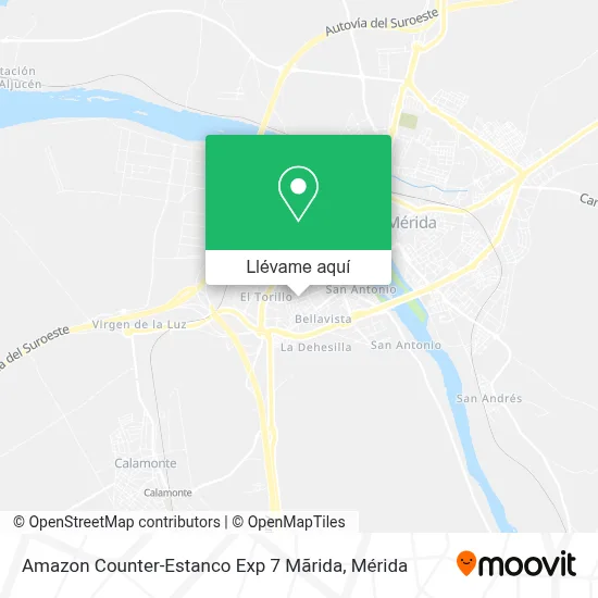 Mapa Amazon Counter-Estanco Exp 7 Mãrida