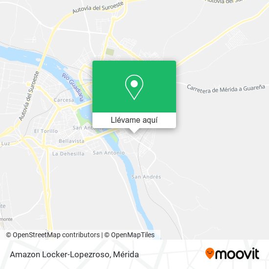 Mapa Amazon Locker-Lopezroso