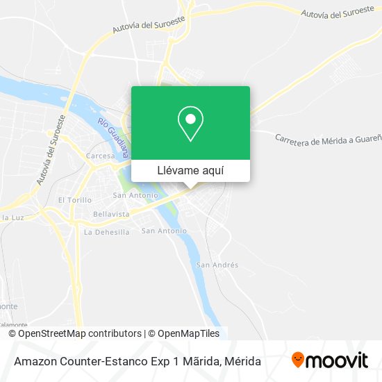 Mapa Amazon Counter-Estanco Exp 1 Mãrida