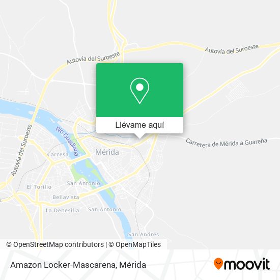 Mapa Amazon Locker-Mascarena
