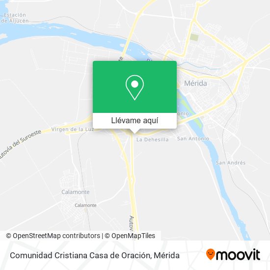 Mapa Comunidad Cristiana Casa de Oración