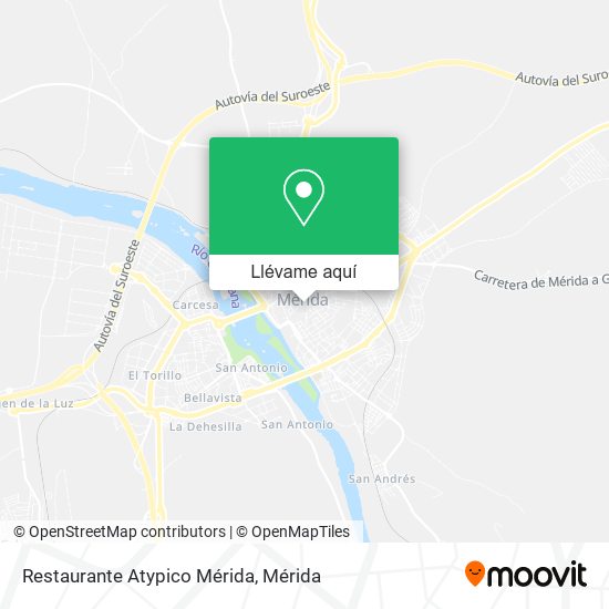 Mapa Restaurante Atypico Mérida