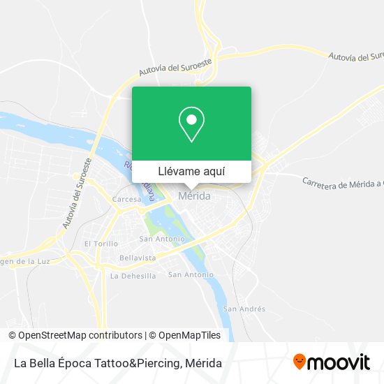 Mapa La Bella Época Tattoo&Piercing