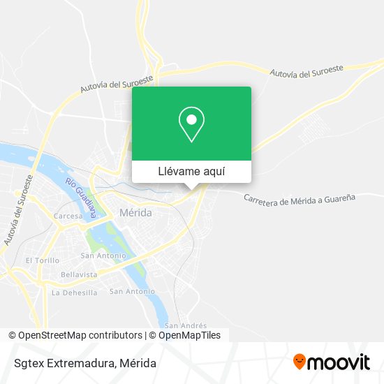 Mapa Sgtex Extremadura