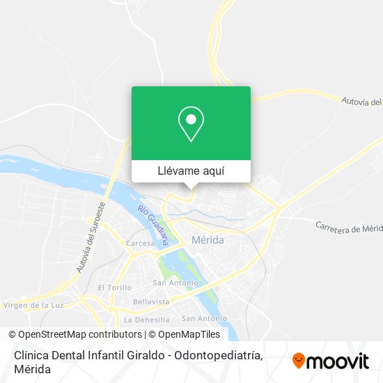 Mapa Clínica Dental Infantil Giraldo - Odontopediatría