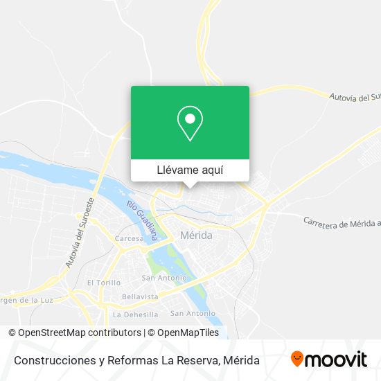 Mapa Construcciones y Reformas La Reserva