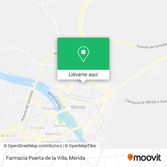 Mapa Farmacia Puerta de la Villa